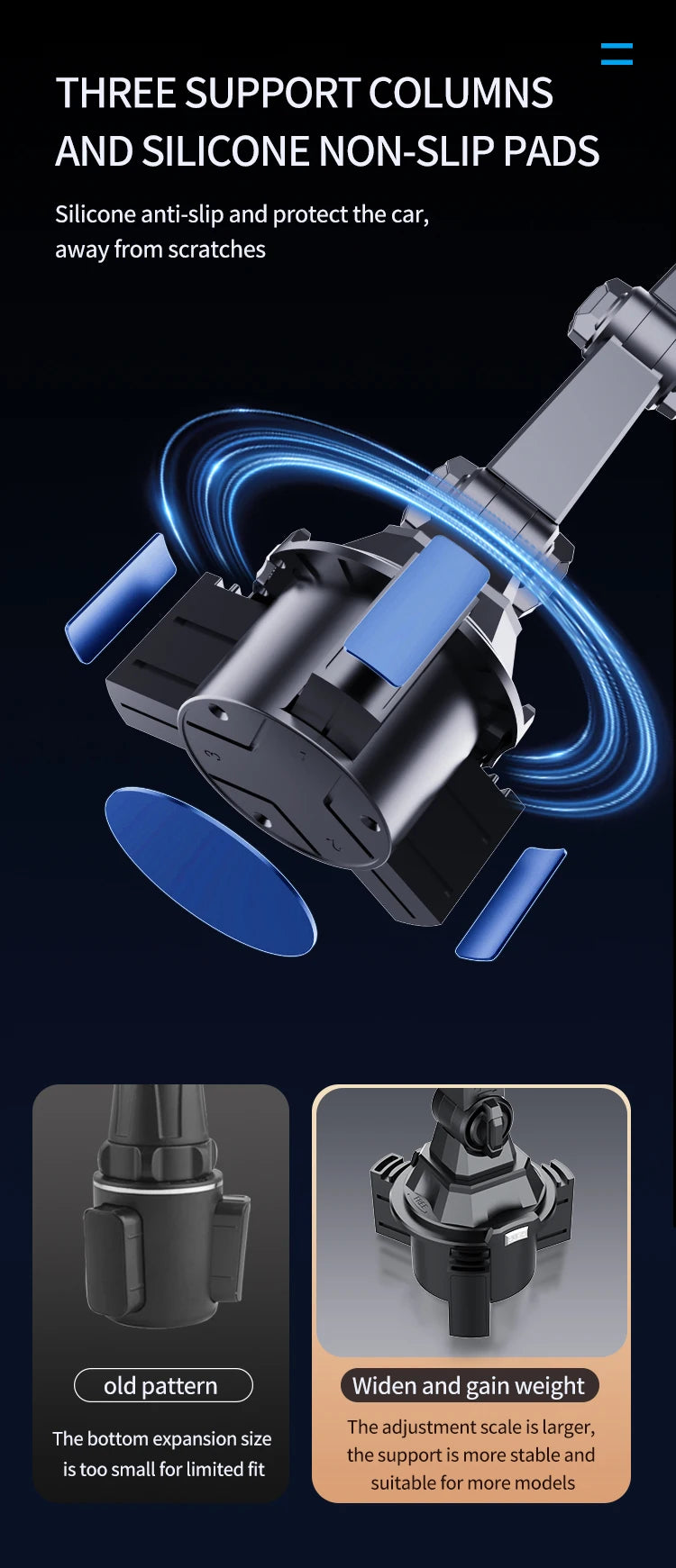 Dual Cup Holder Tray Organiser