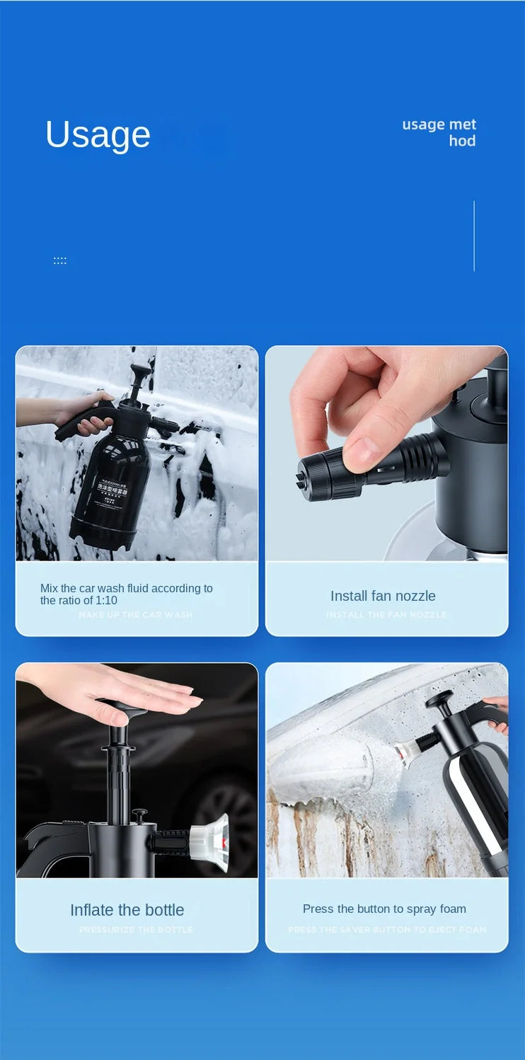 2L Hand Pump Foam Sprayer
