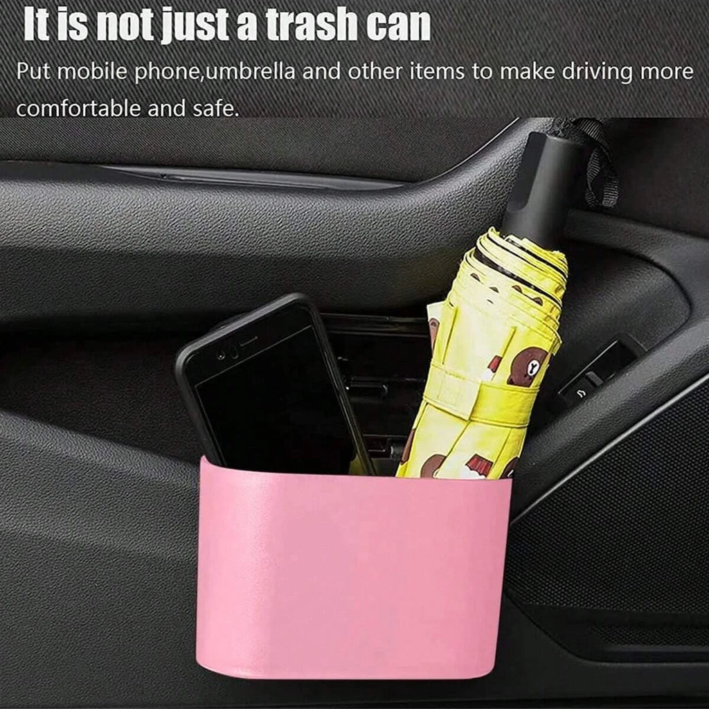 Compact Car Bin with Lid & Liner Bags