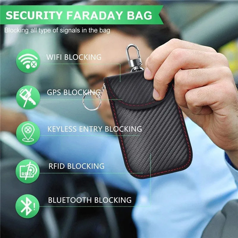 Faraday Key Signal Blocking Box & Pouches