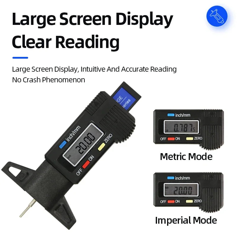 Digital Tyre Tread Depth Gauge