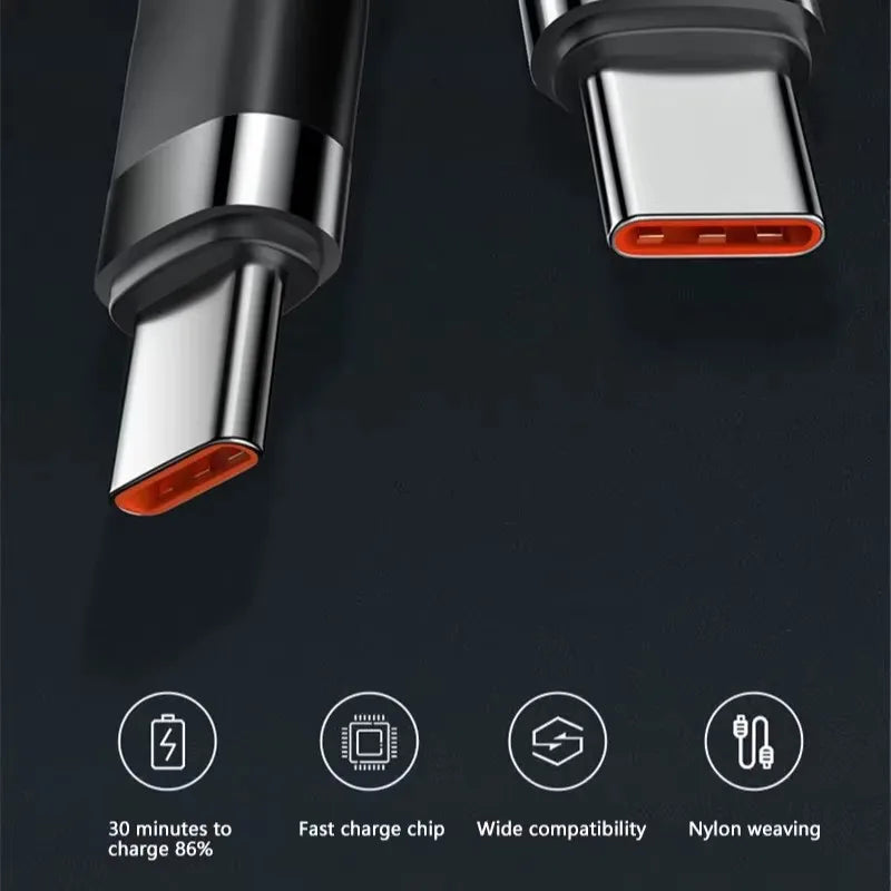 120W USB-C Fast Charging Cable