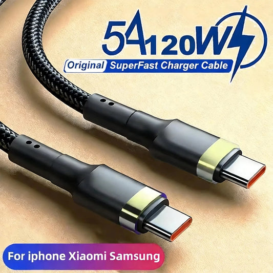 120W USB-C Fast Charging Cable
