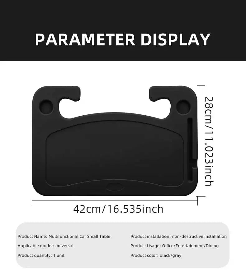 Steering Wheel Tray Table