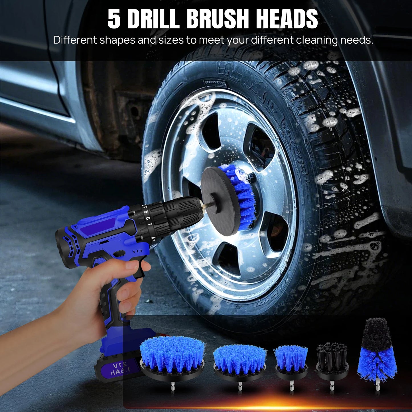 Car Detailing Brush Kit