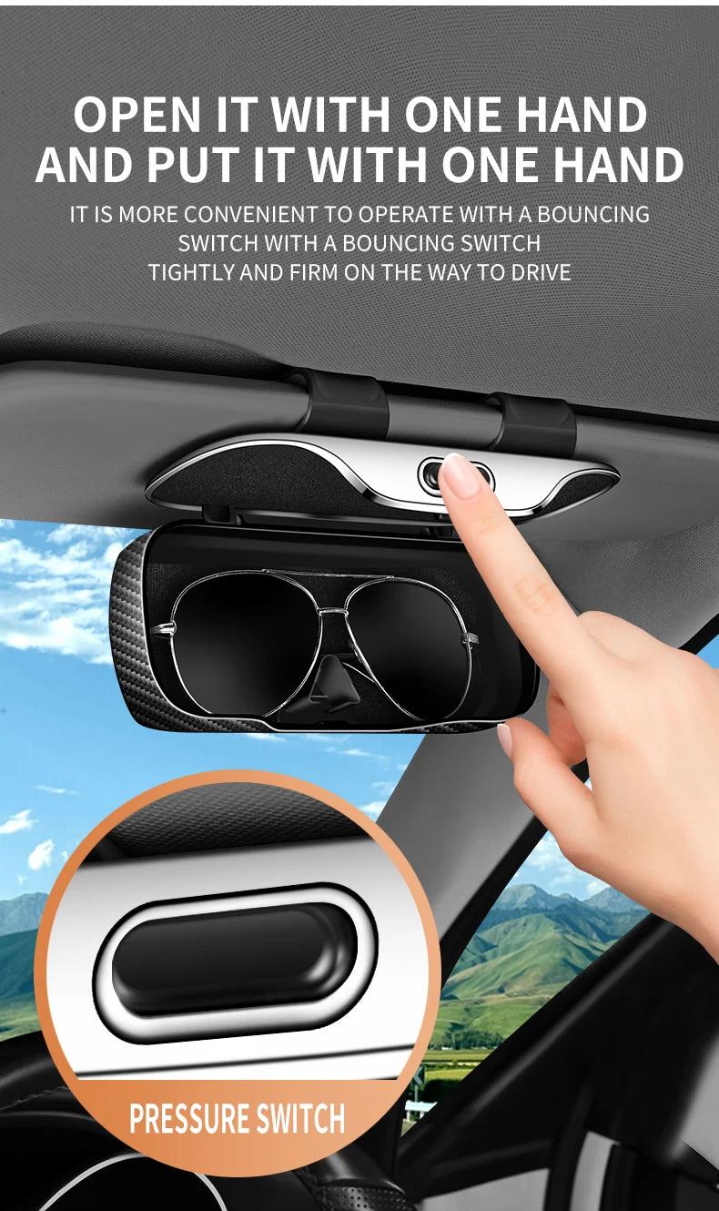 Car Sunglasses Holder & Storage Case