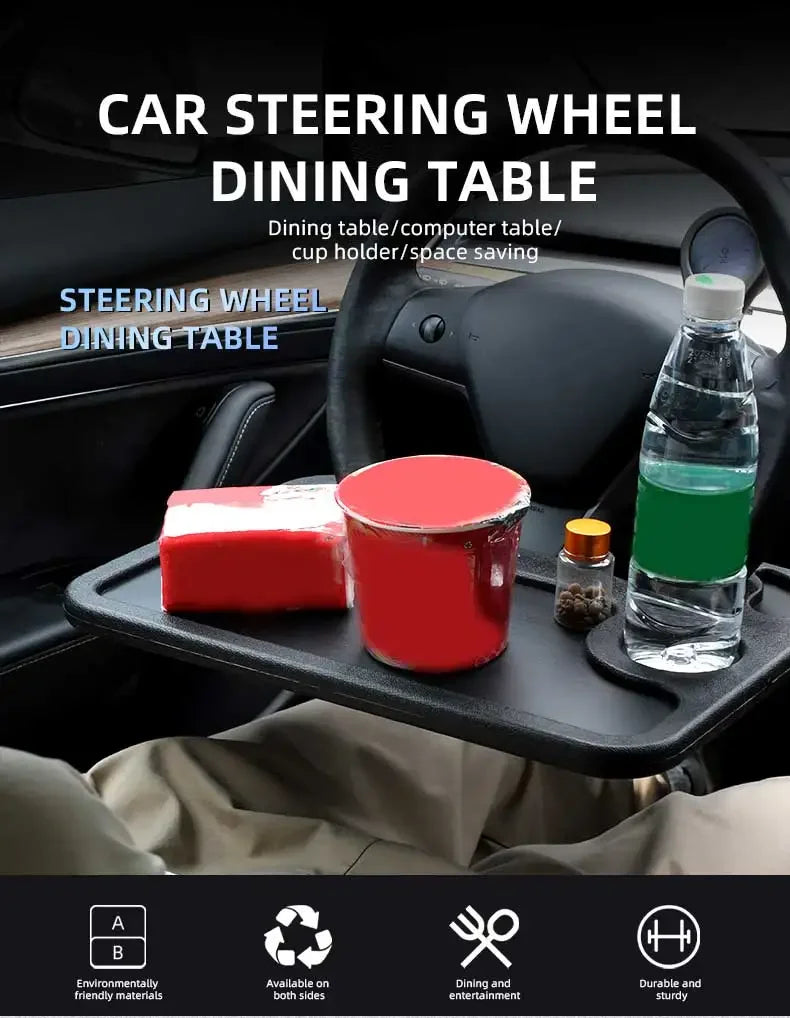 Steering Wheel Tray Table